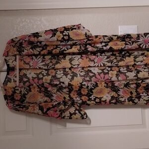 Forever 21 multi-color duster 47 in Long